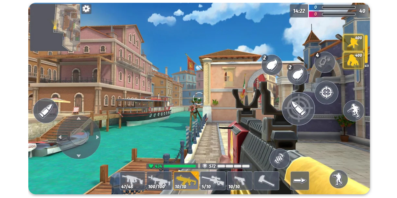 Contra Guns: TPS и PvP