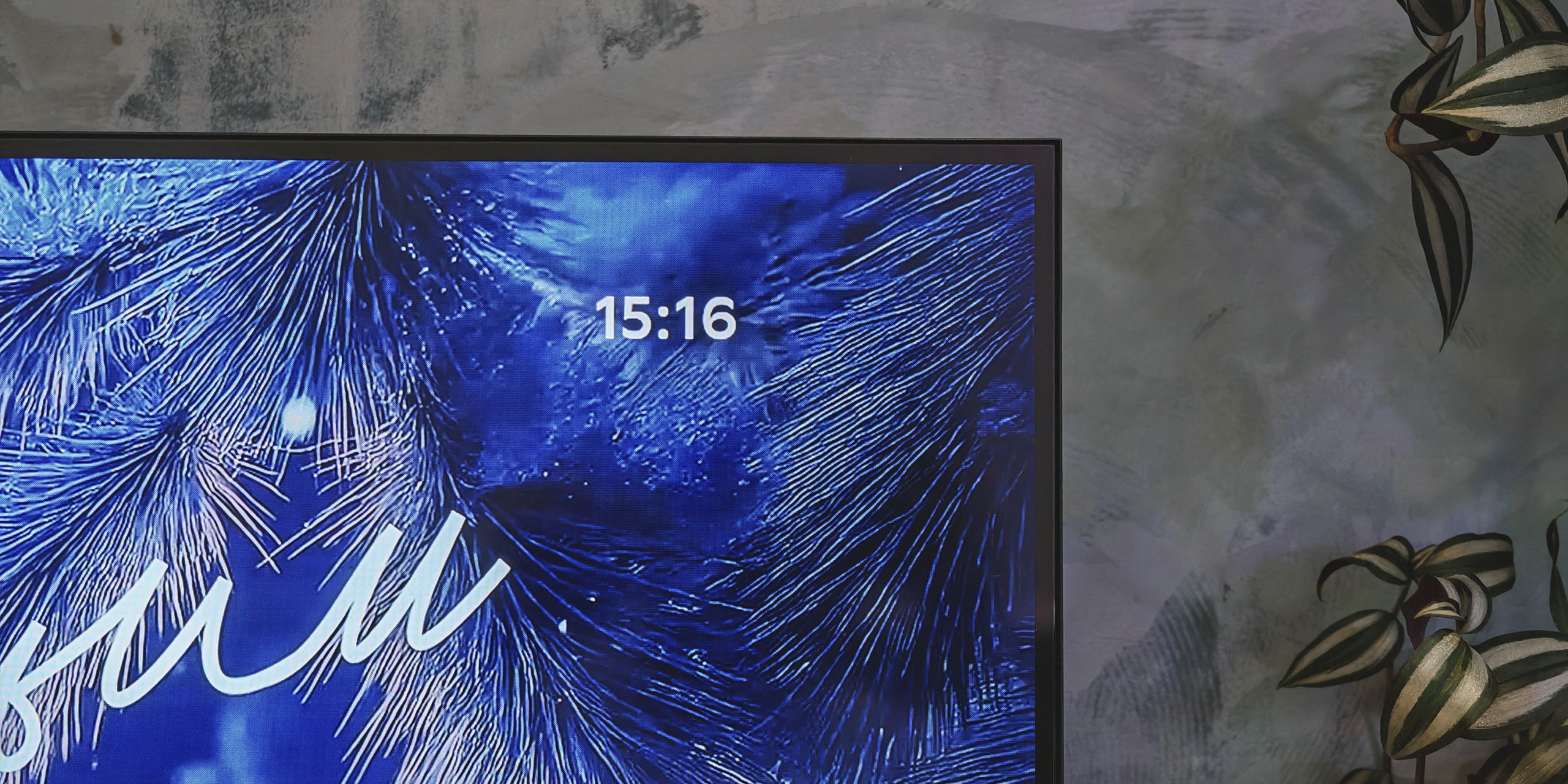 Верхний правый угол дисплея