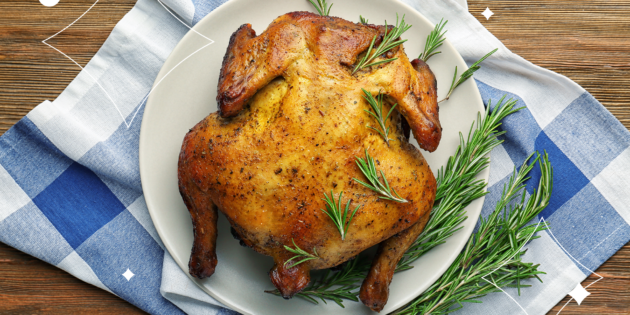 как запечь курицу в духовке