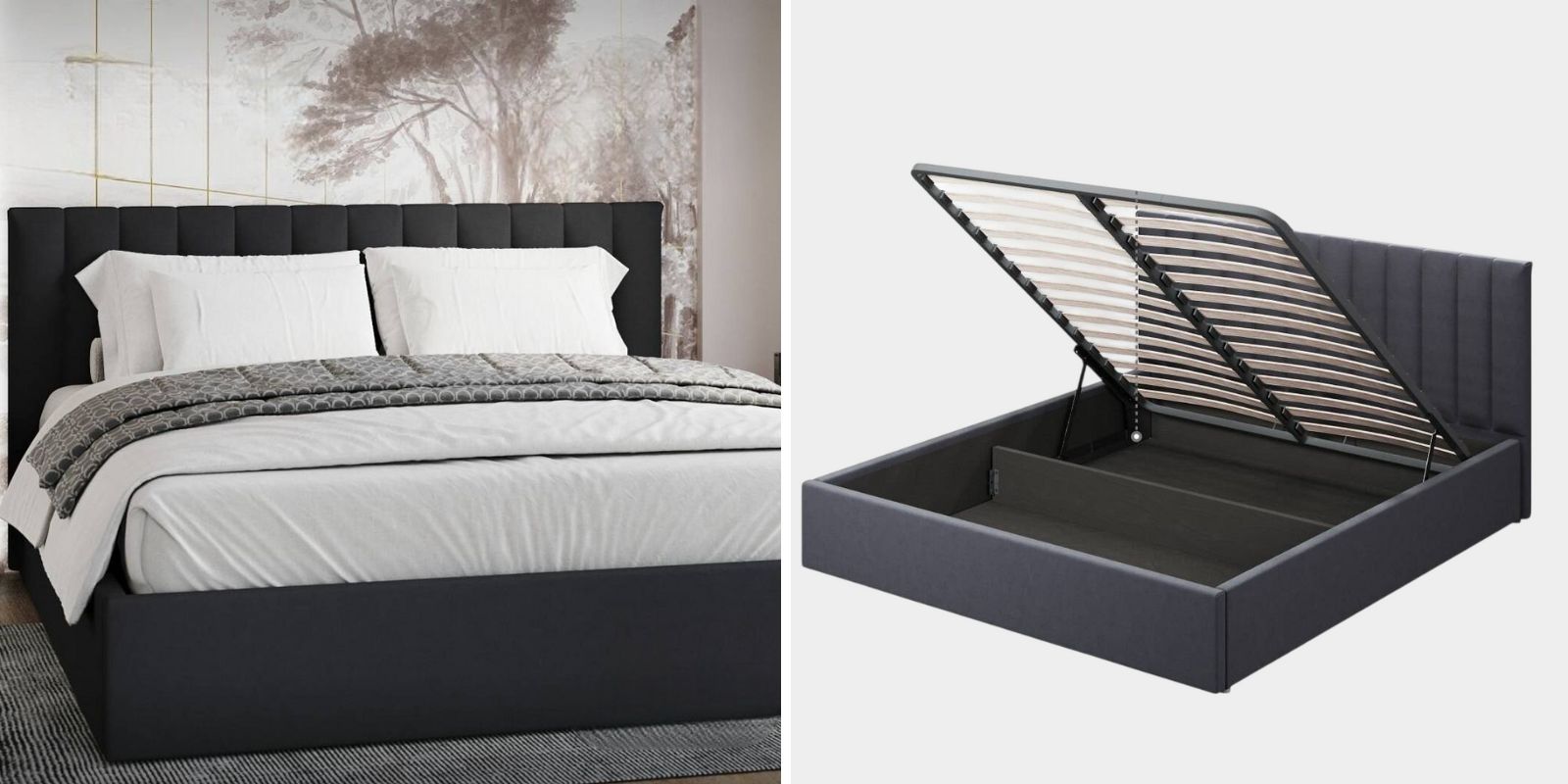 Кровать с местом для хранения