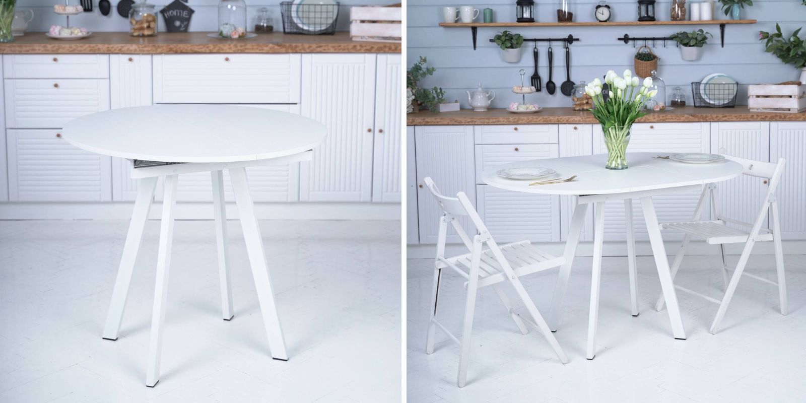 Раскладной обеденный стол