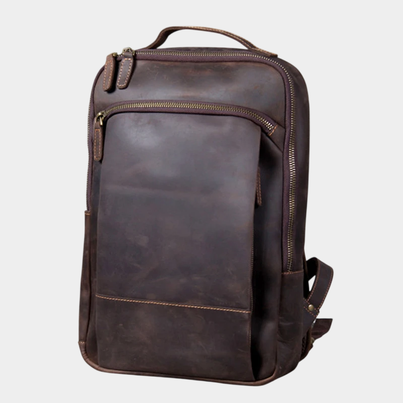 Кожаный рюкзак