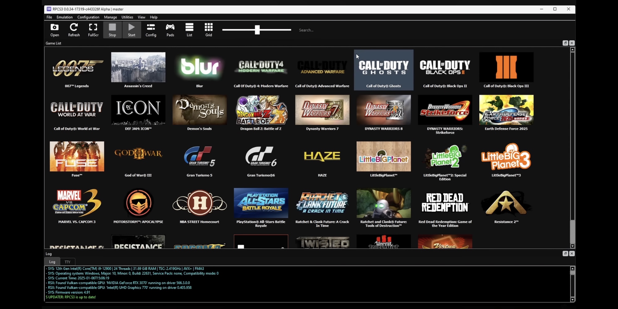 RPCS3 RPCS3 — лучший эмулятор PS3 для ПК