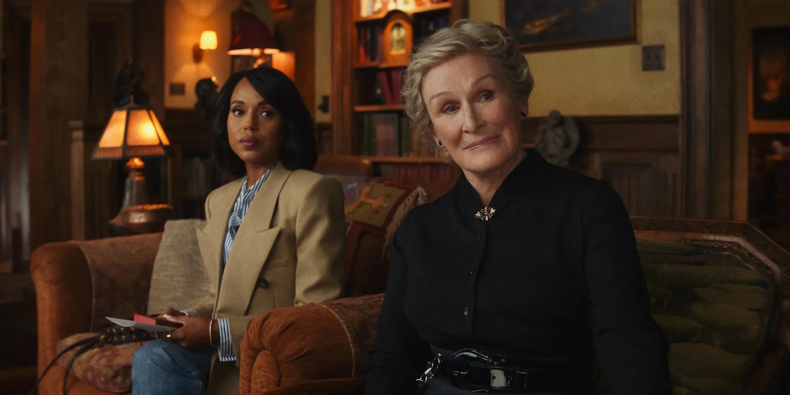 Кадр из фильма «Достать ножи: Воскрешение покойника» Кадр из фильма «Достать ножи: Воскрешение покойника» 2025 года