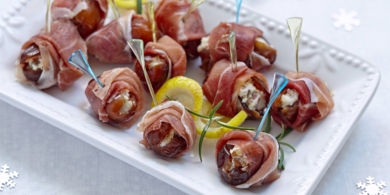 Канапе из фиников с сыром за 10 минут