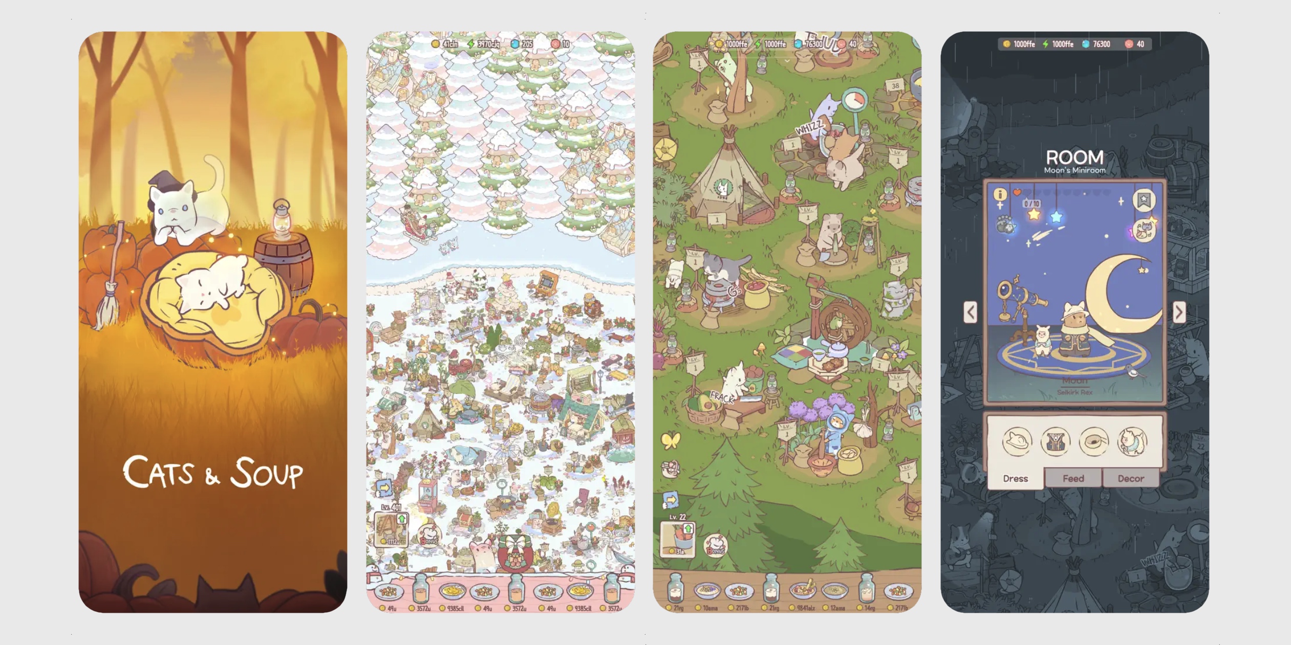 Успокаивающие игры для телефона: Cats and Soup
