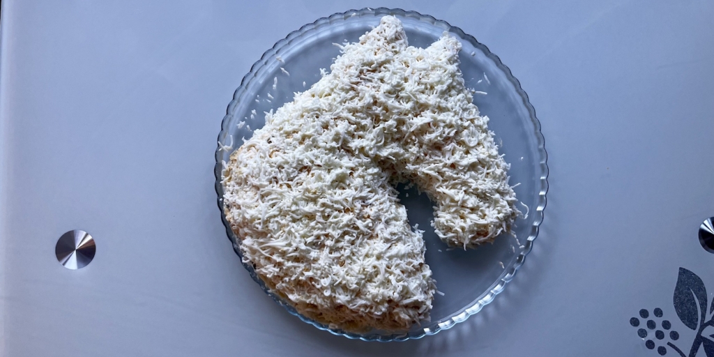 Посыпьте белками Салат «Лошадь» на Новый год — 2026. Посыпьте белками