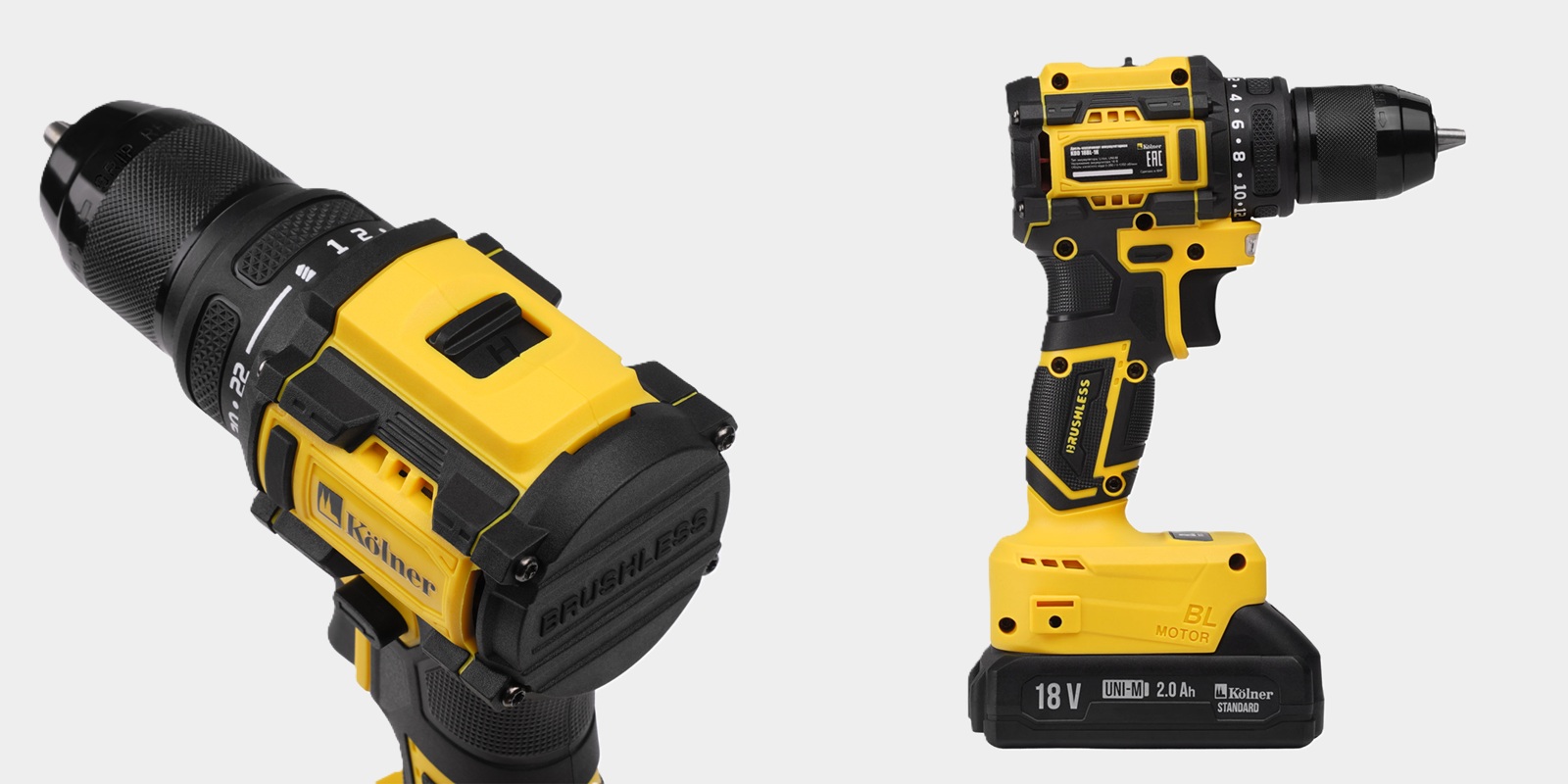 Дрель-шуруповёрт от Kolner