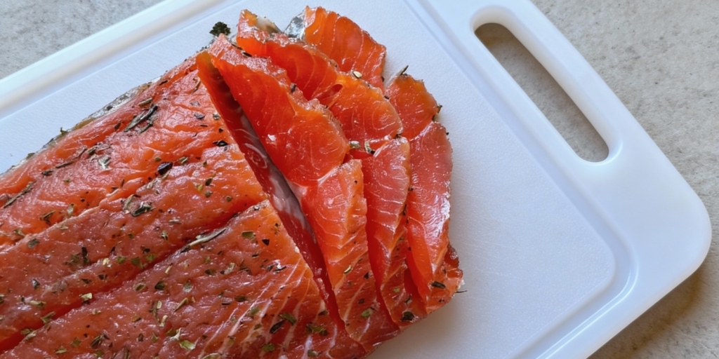 Как засолить форель с коричневым сахаром и чаем лапсанг сушонг