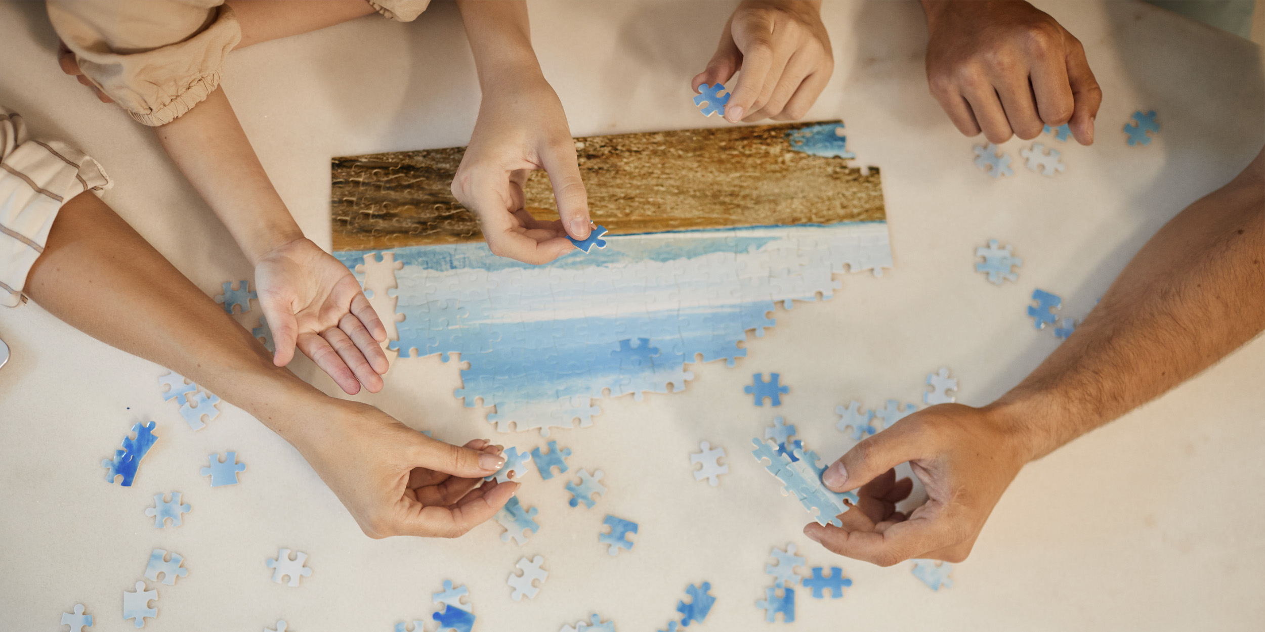 Как склеить пазлы, чтобы повесить их на стену