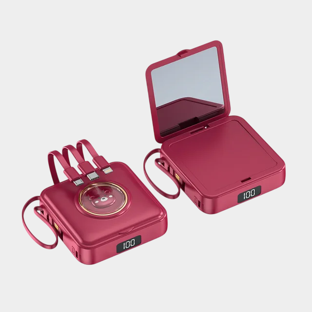 Внешний аккумулятор со встроенными кабелями