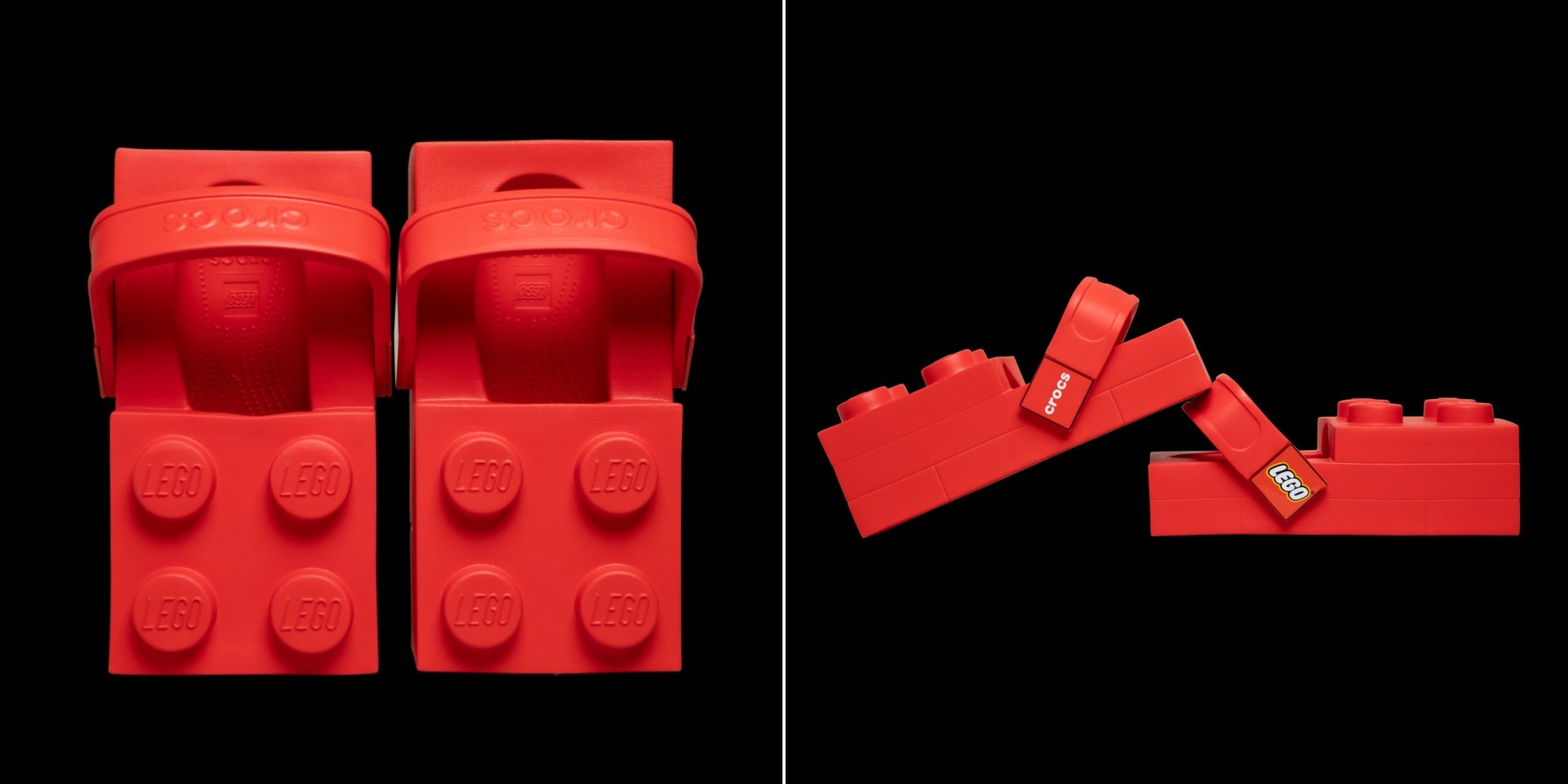 Crocs показала квадратную обувь в стиле конструктора Lego — собирать её не надо