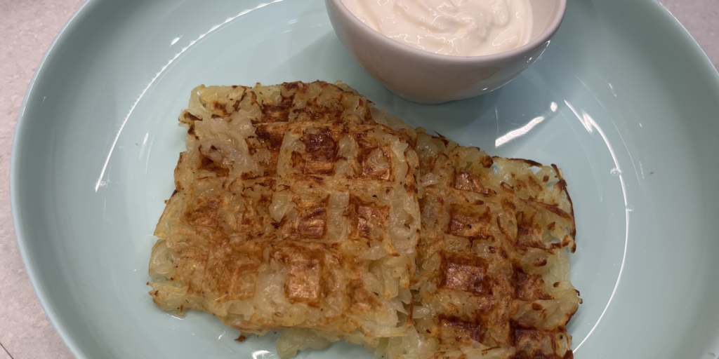 Рецепты в вафельнице: драники