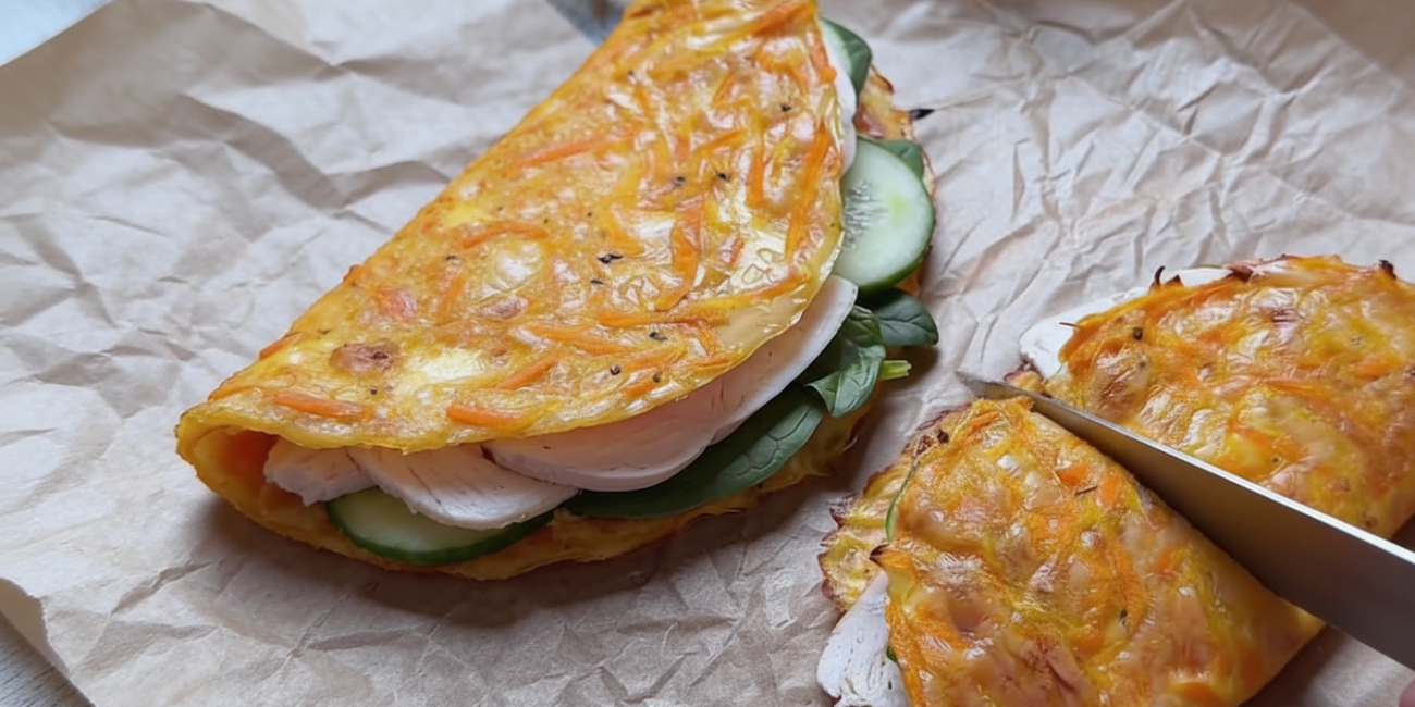 Хрустящие морковные лепёшки с сыром, начинкой из курицы и овощей: рецепт