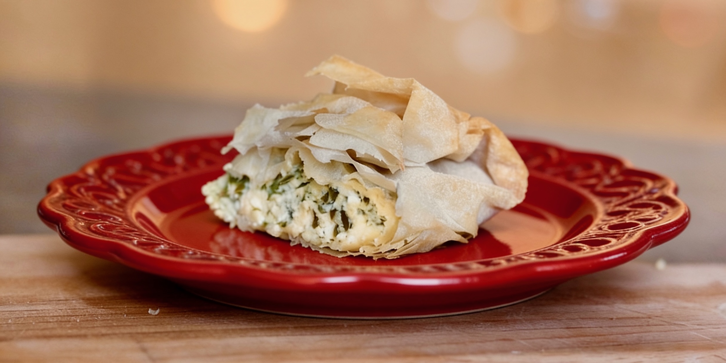 Рецепт недели: невероятно аппетитный слоёный пирог с сыром и шпинатом