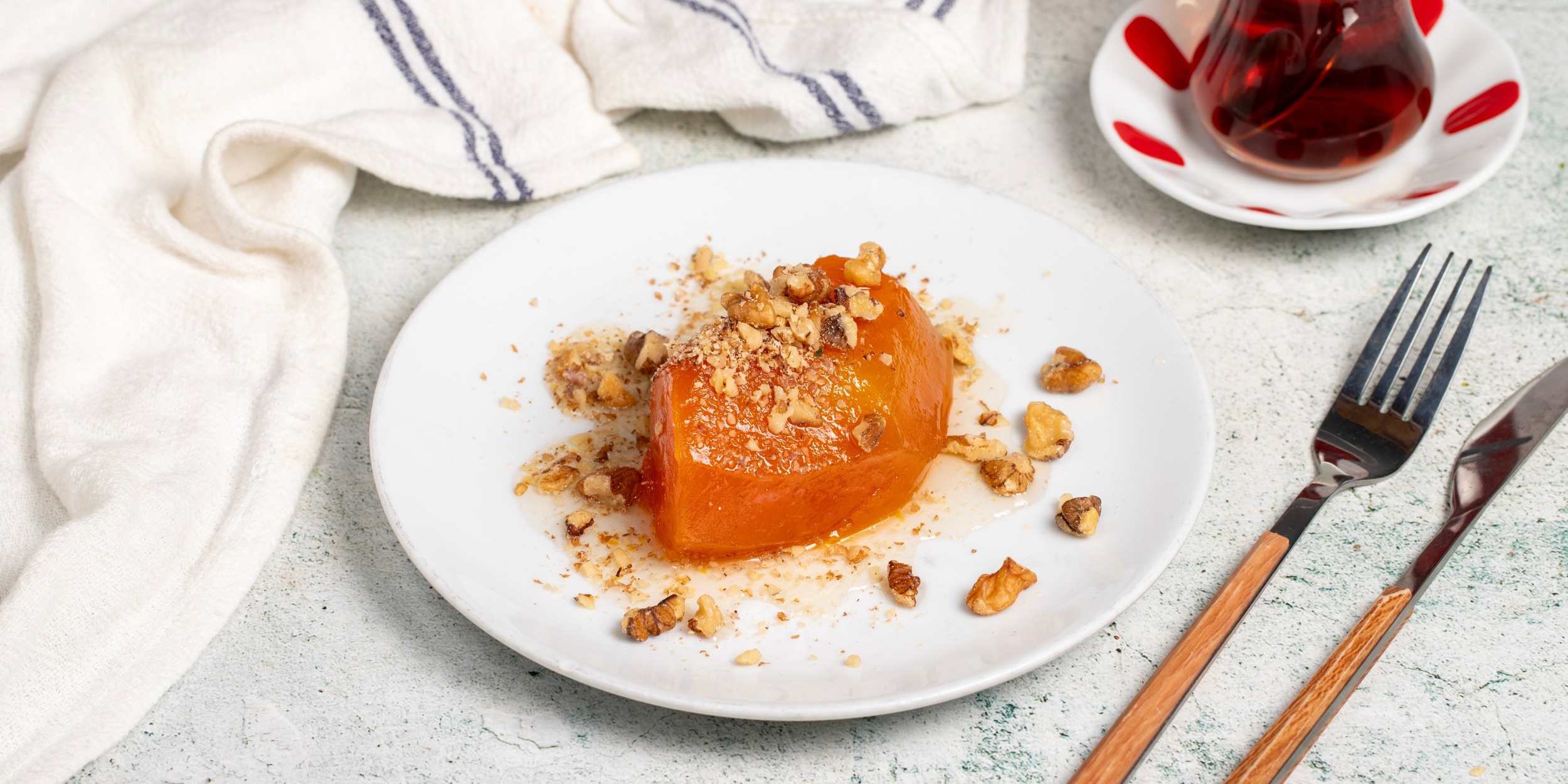 Кабак татлиси — вкусный турецкий десерт из тыквы и ещё трёх ингредиентов