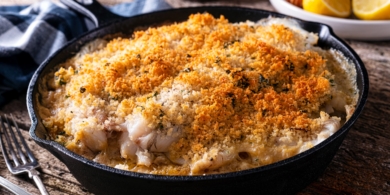 Вкуснейшая запеканка из картофеля и рыбы — быстро и просто