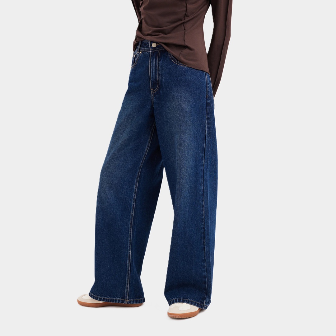 Широкие джинсы