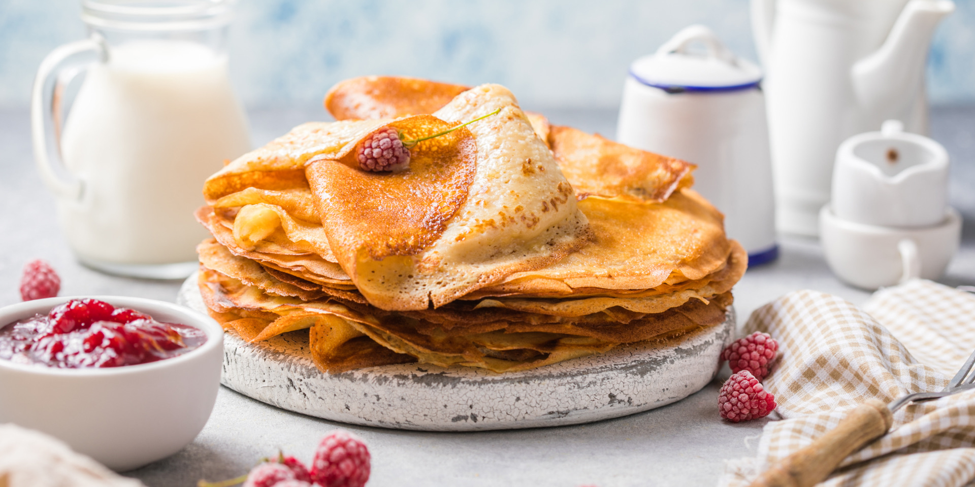 15 рецептов вкусных блинов на молоке