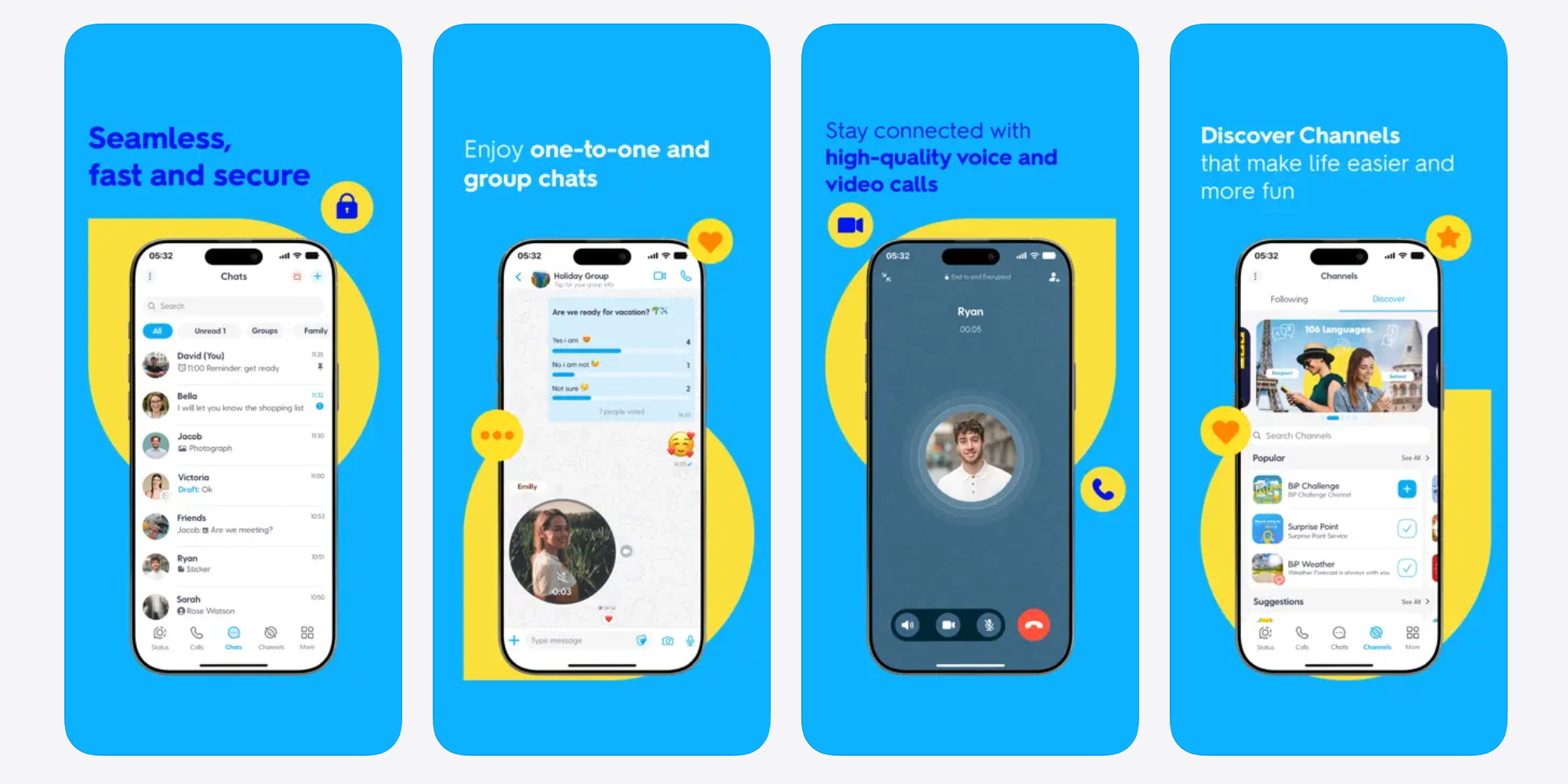 Аналоги Telegram: BiP