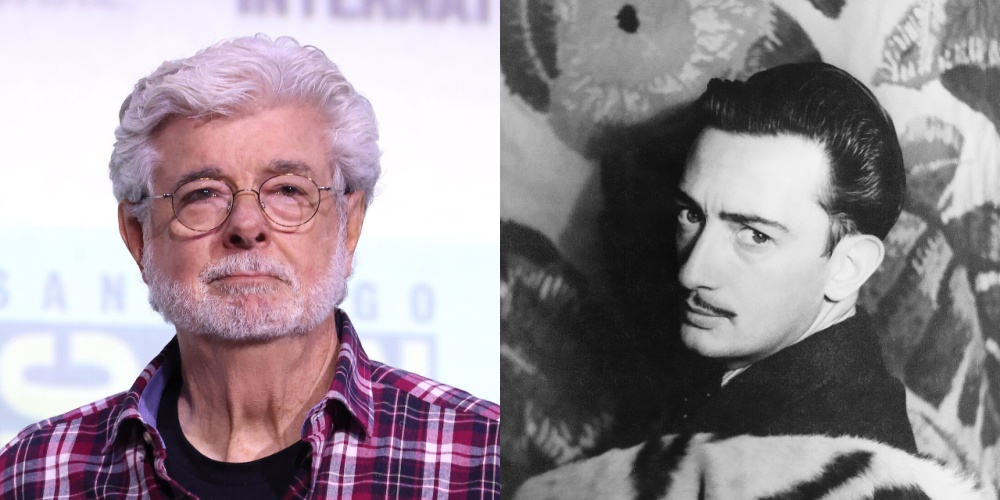 Джордж Лукас и Сальвадор Дали