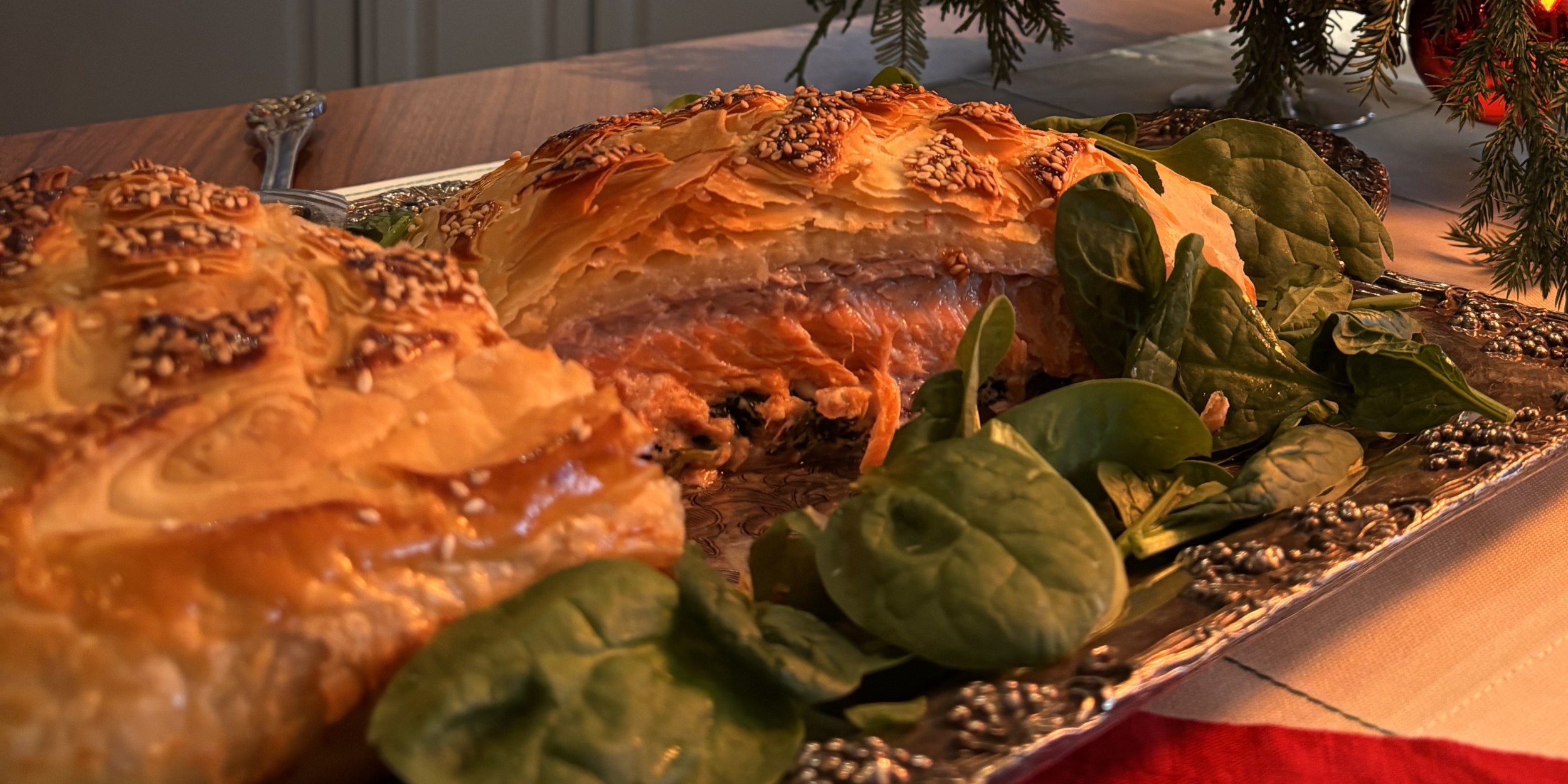 Праздничный пирог с рыбой от кулинара-кондитера Зины Овштейн