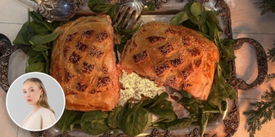 Праздничный пирог с рыбой от кулинара-кондитера Зины Овштейн