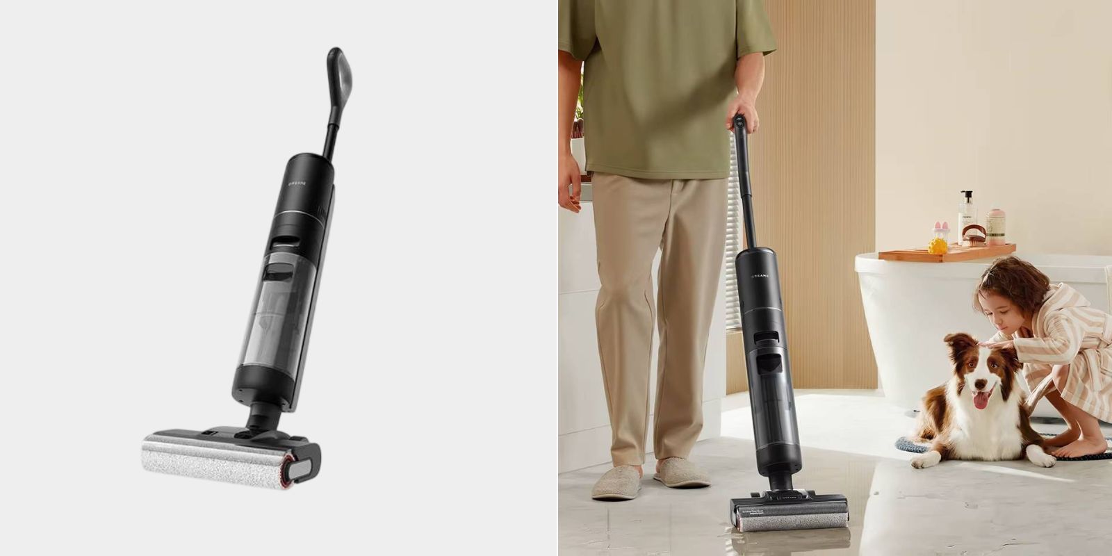 Вертикальный пылесос для влажной уборки от Dreame