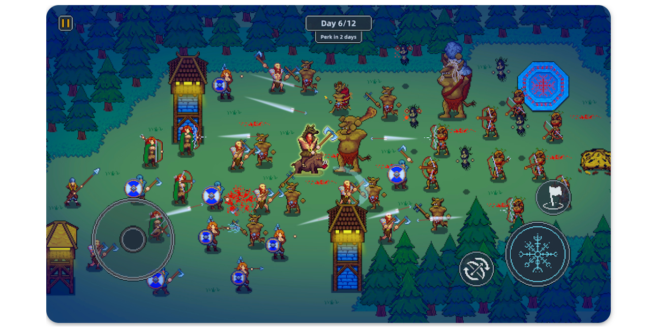 Viking Hero TD: Roguelike RTS