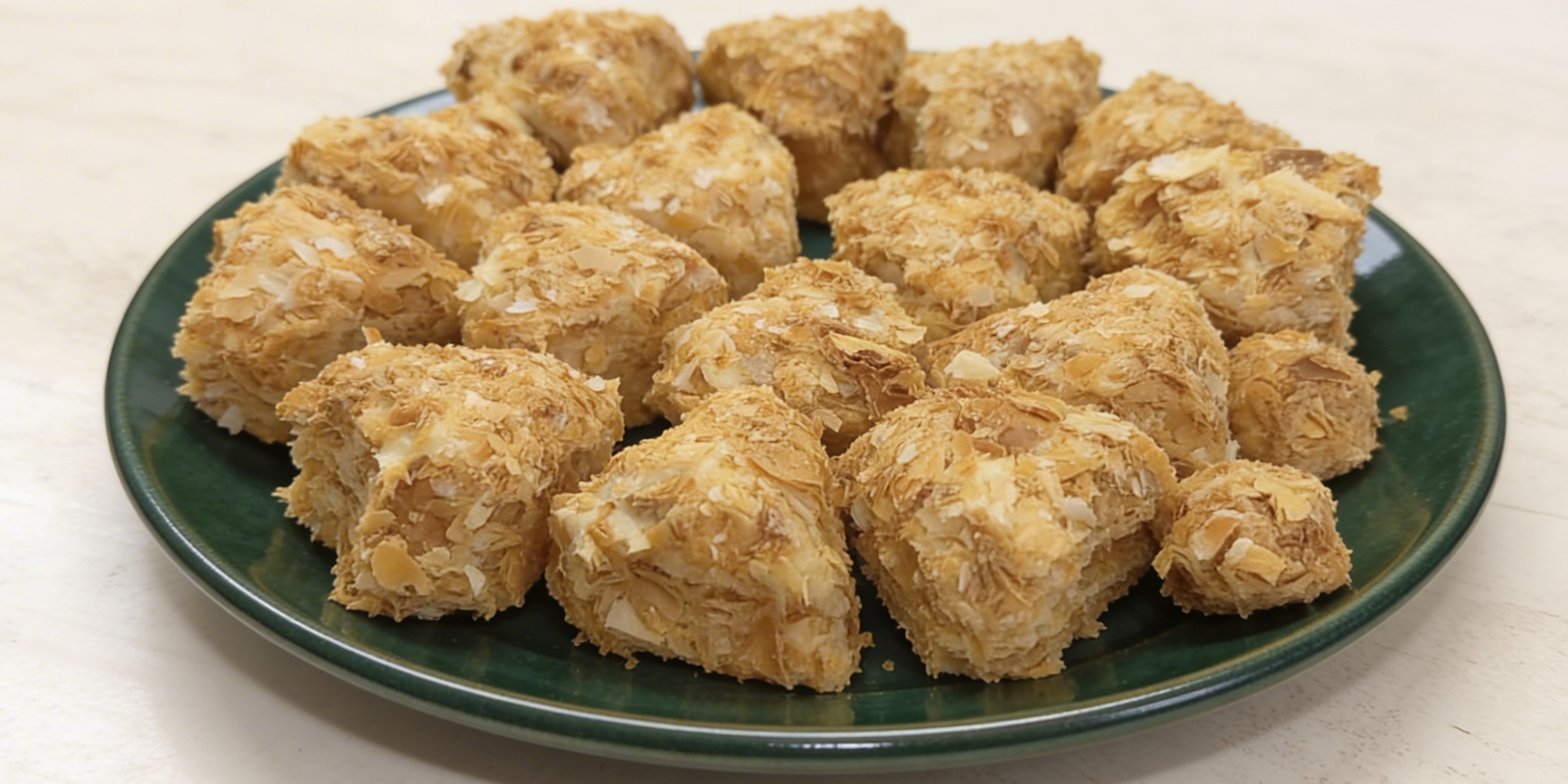 Быстрые пирожные, напоминающие «Наполеон», из 3 ингредиентов