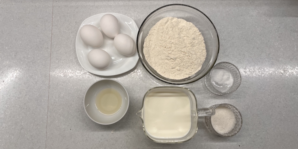 Финский блин, рецепт: Подготовьте ингредиенты для теста