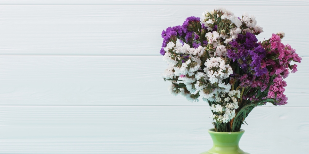 Цветы, которые долго стоят в вазе:  статица