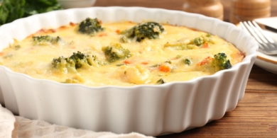 Запеканка из курицы с замороженными овощами в духовке