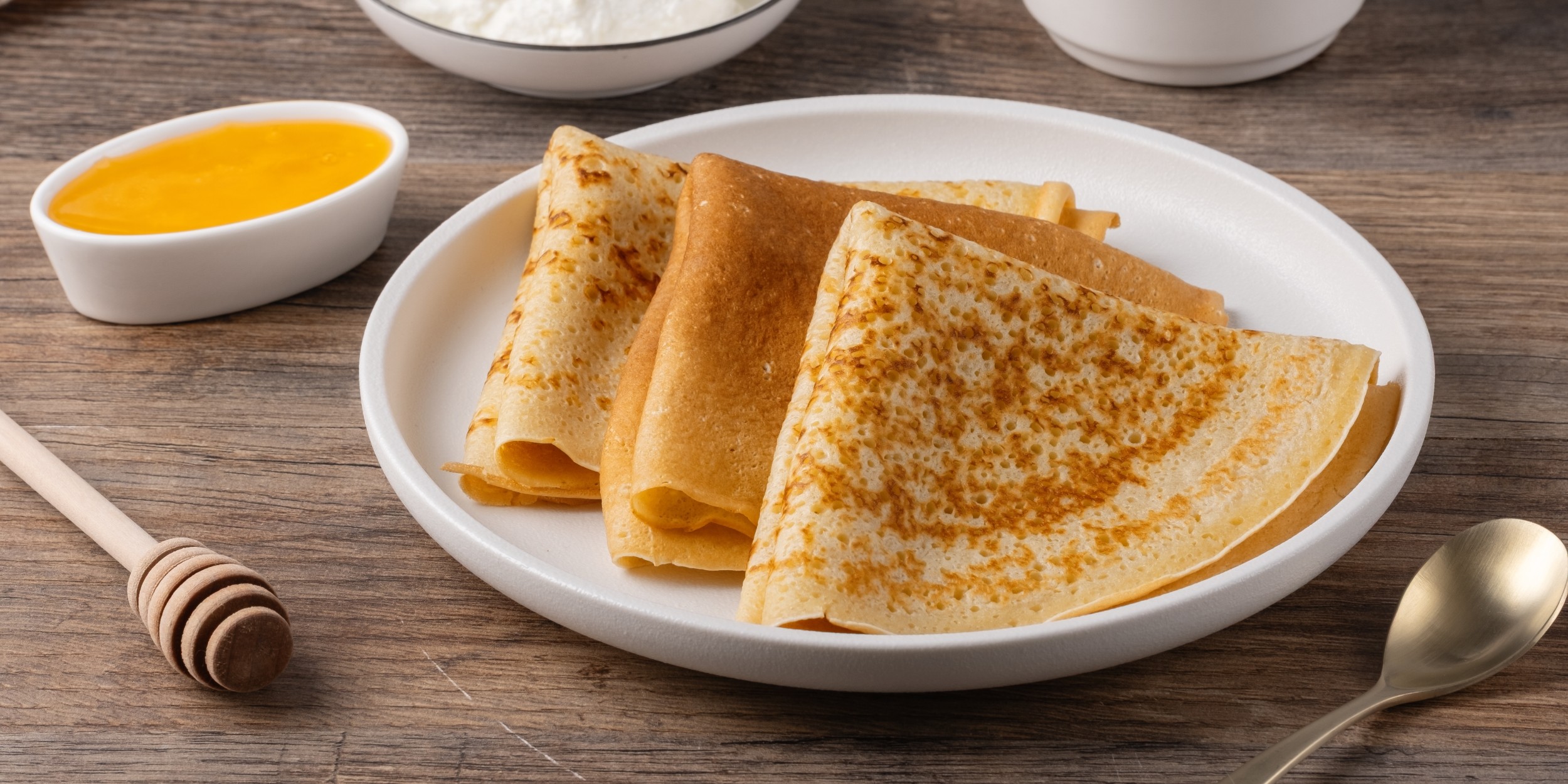 Банановые блины на кефире