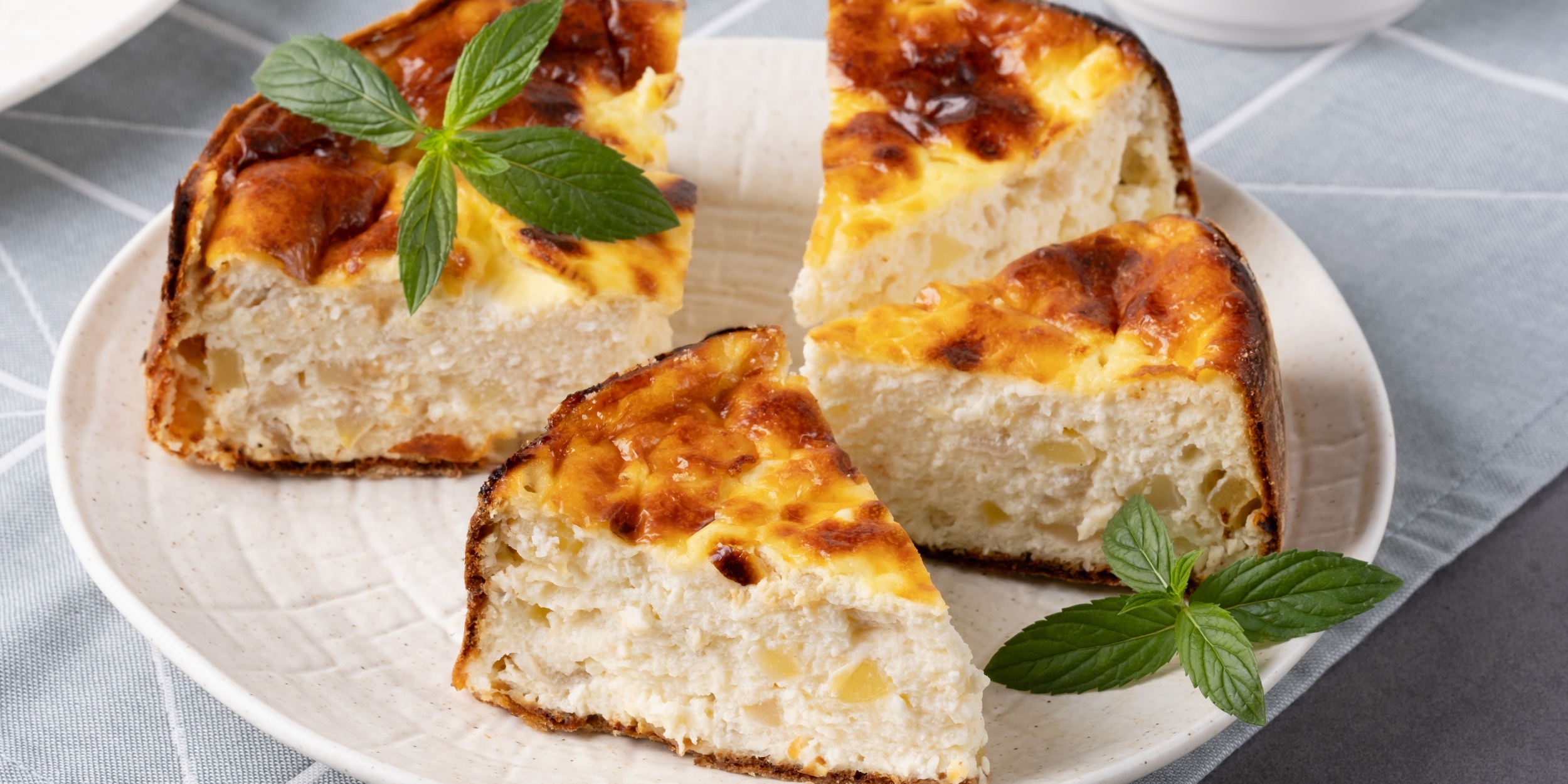 Воздушная творожная запеканка «Облачко» без сахара и муки: рецепт