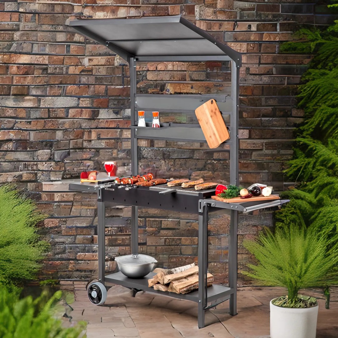 11. Мангал с навесом от Gratar