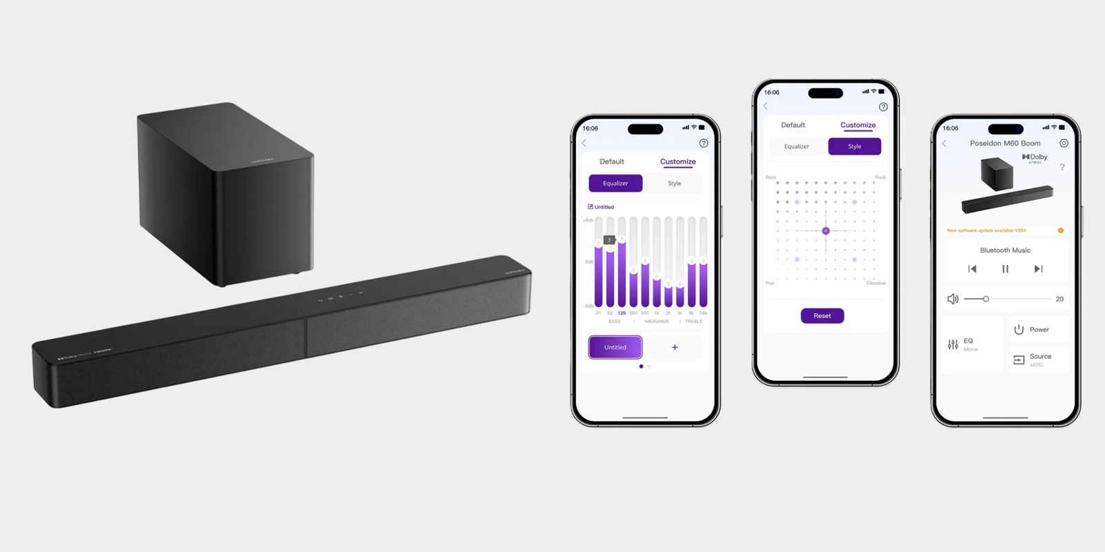 Саундбар Ultimea Poseidon M60 Boom