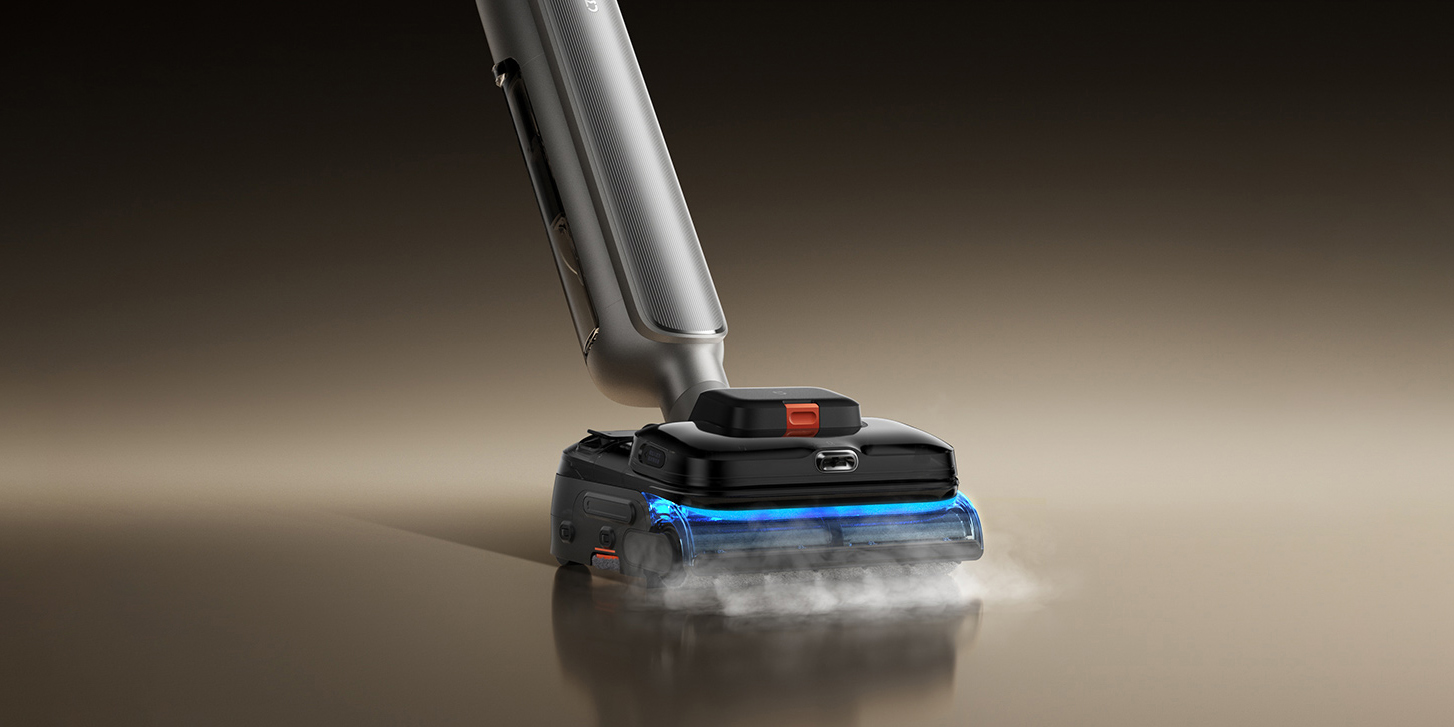 Xiaomi представила Mijia Floor Scrubber 5 Max — беспроводной пылесос на 28 000 Па с паровой очисткой