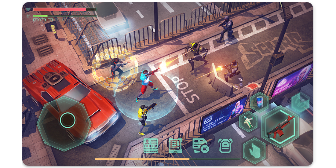 Cyberika: Киберпанк экшен RPG Лучшие RPG на Android: Cyberika: Киберпанк экшен RPG