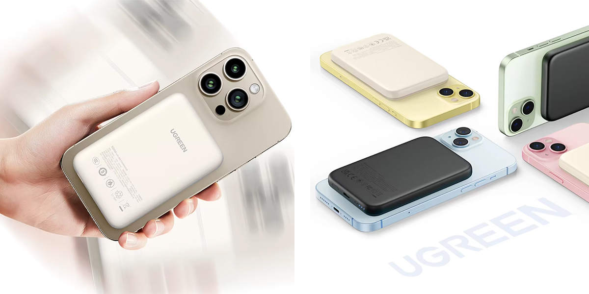 Магнитный пауэрбанк Ugreen на 10 000 мА·ч