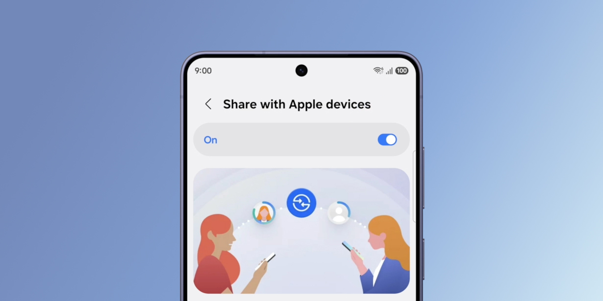 AirDrop появился на смартфонах Samsung — но пока не на всех