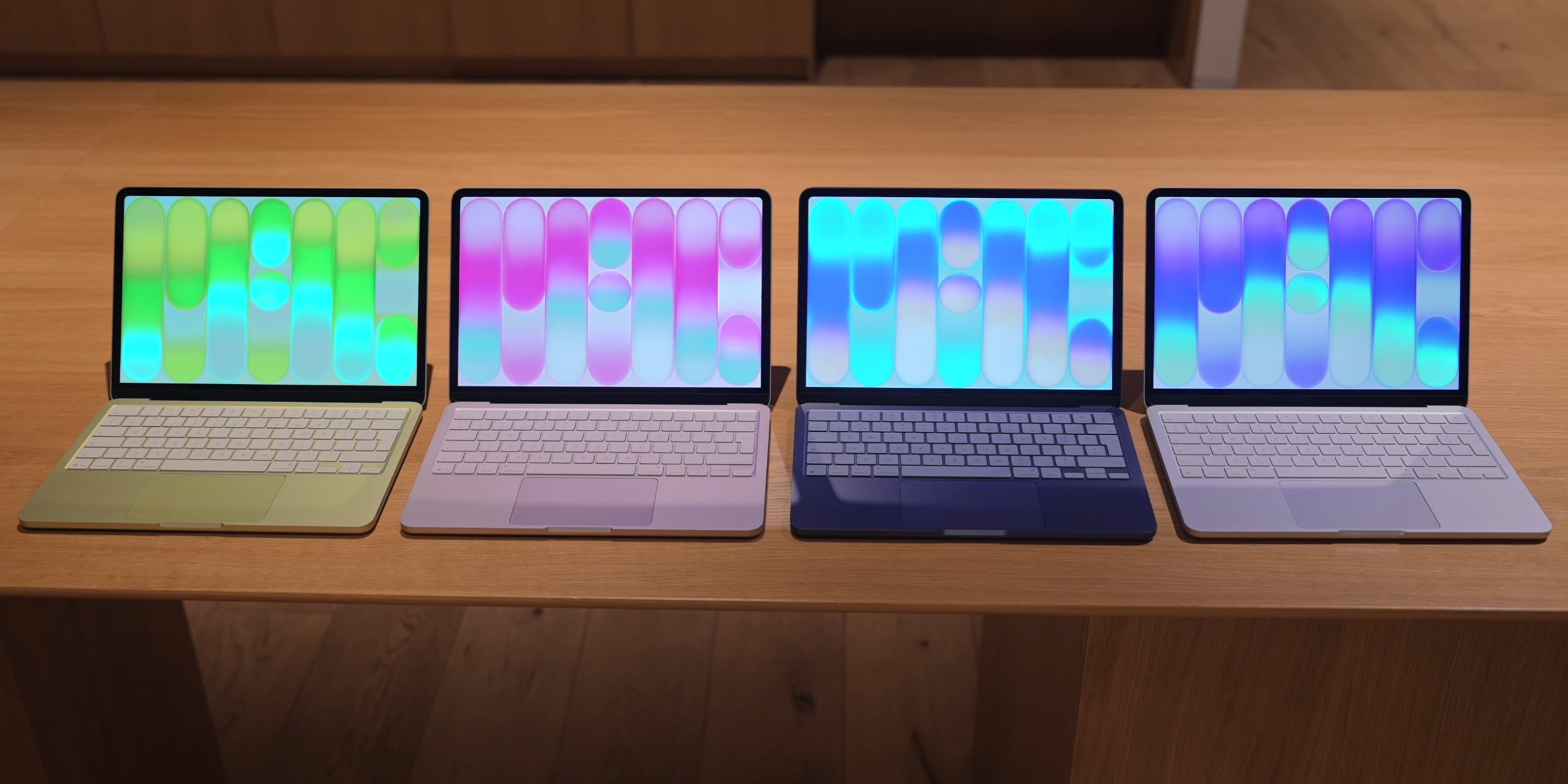 MacBook Neo: расцветки