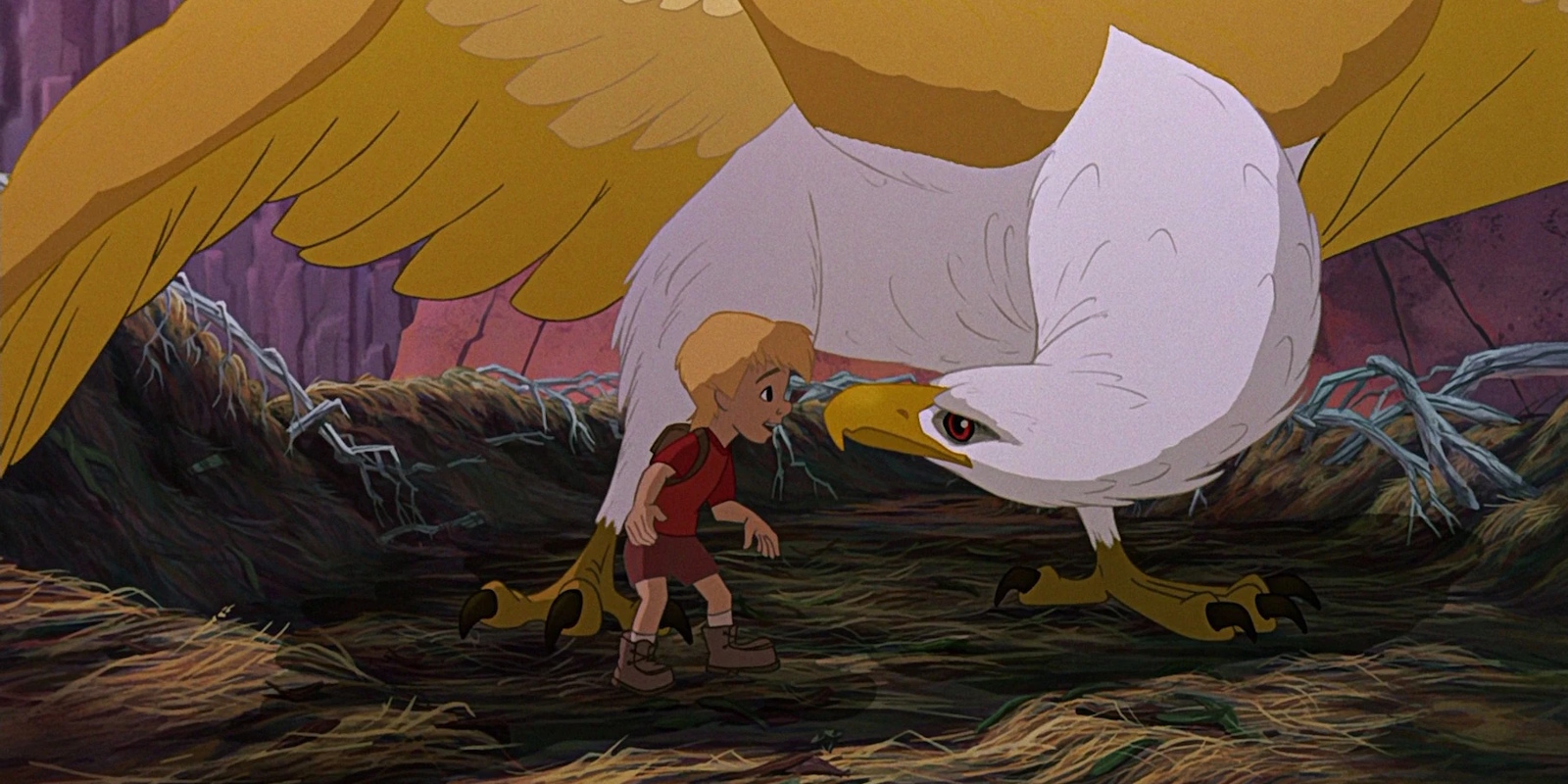 Кадр из мультфильма «Спасатели в Австралии» 1990 года 