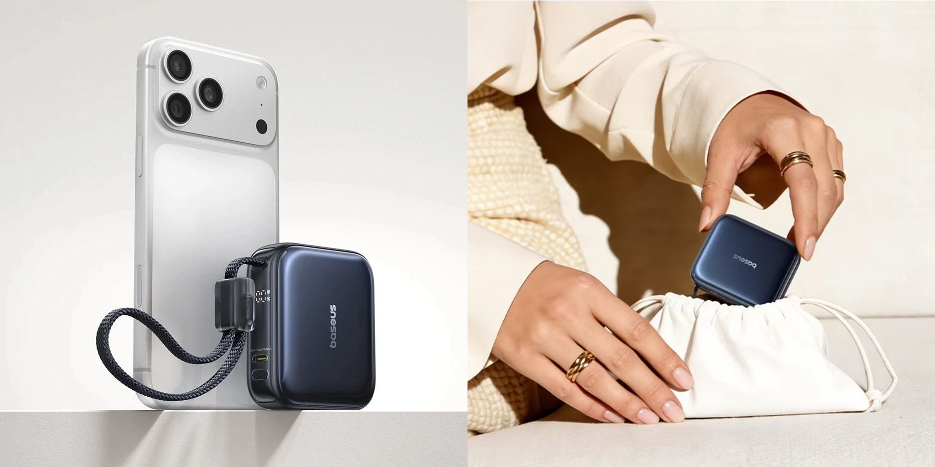 Компактный пауэрбанк Baseus на 10 000 мА·ч