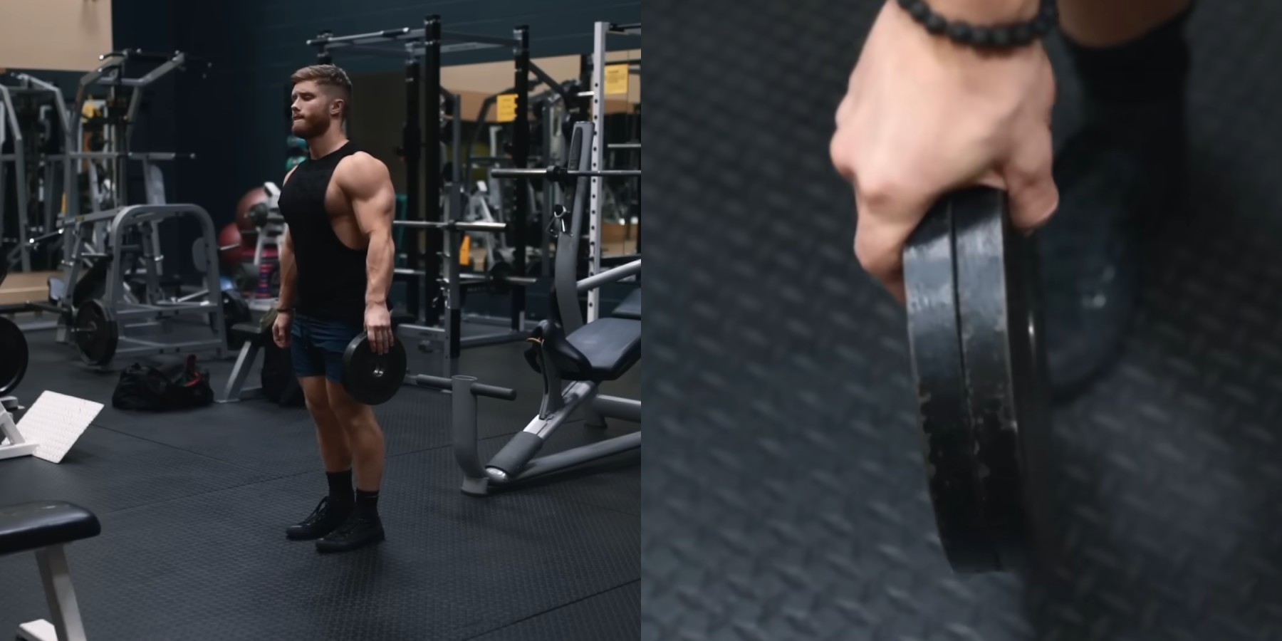 Упражнения на предплечья: удержание блинов