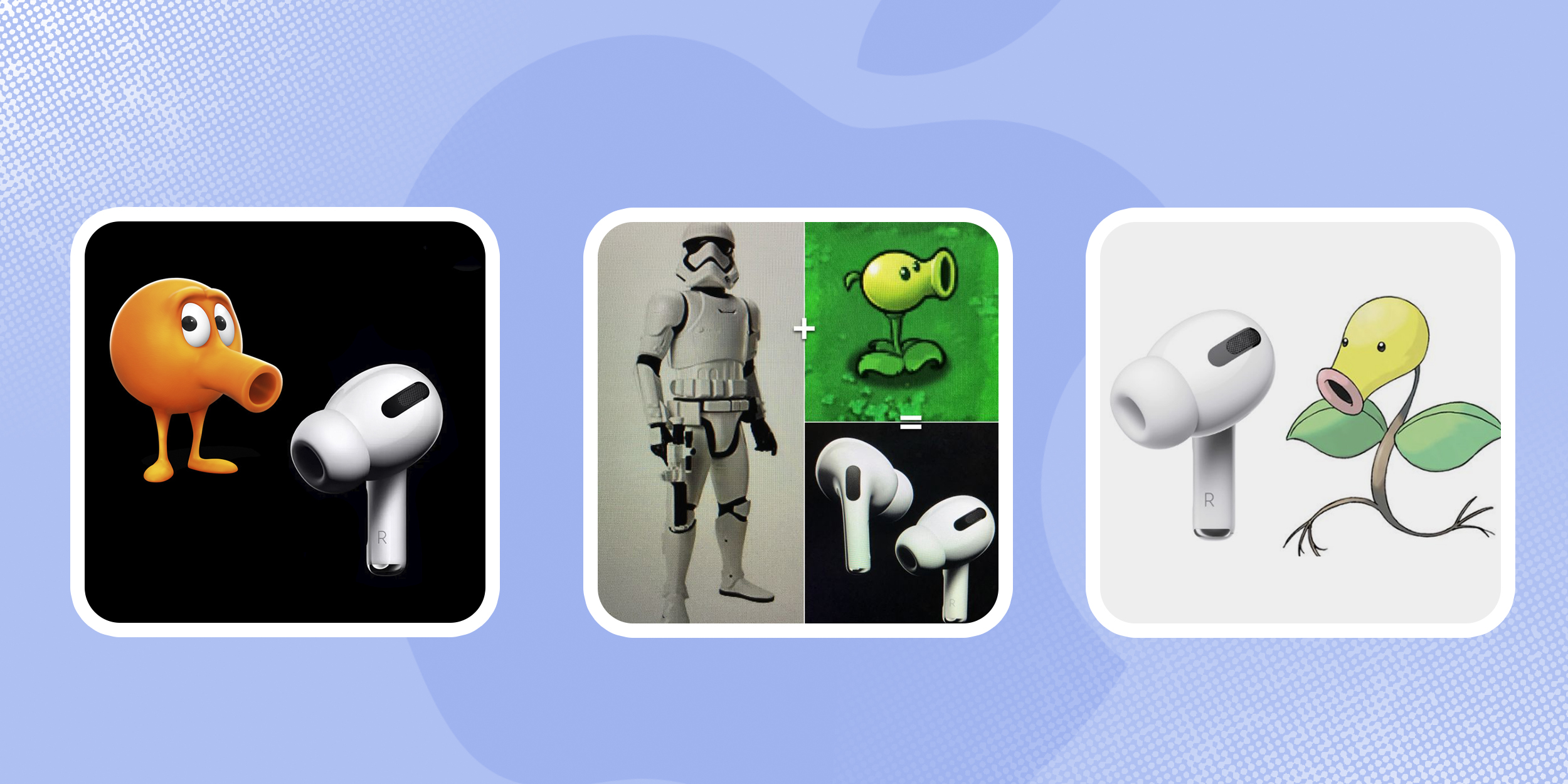 2019 год: AirPods Pro и шутки о дизайне Шутки о дизайне AirPods Pro