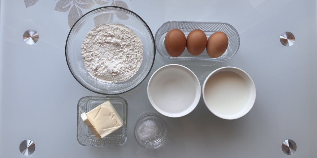 Торт «Дамские пальчики», классический рецепт: Подготовьте ингредиенты для теста