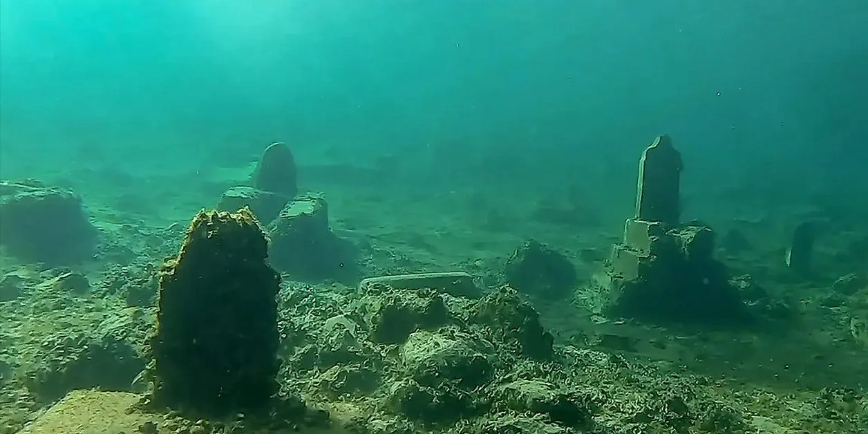 В Турции обнаружили древний затопленный город с гробницами возрастом 2 400 лет