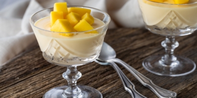 Вкуснейший ПП-пудинг из манго и ещё двух ингредиентов