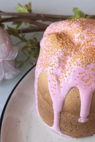 Самый простой рецепт кулича на кефире